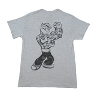 Popeye Tattoo Graphic Cotton Blend Shirt