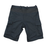 DHL Black Utility Cargo Shorts