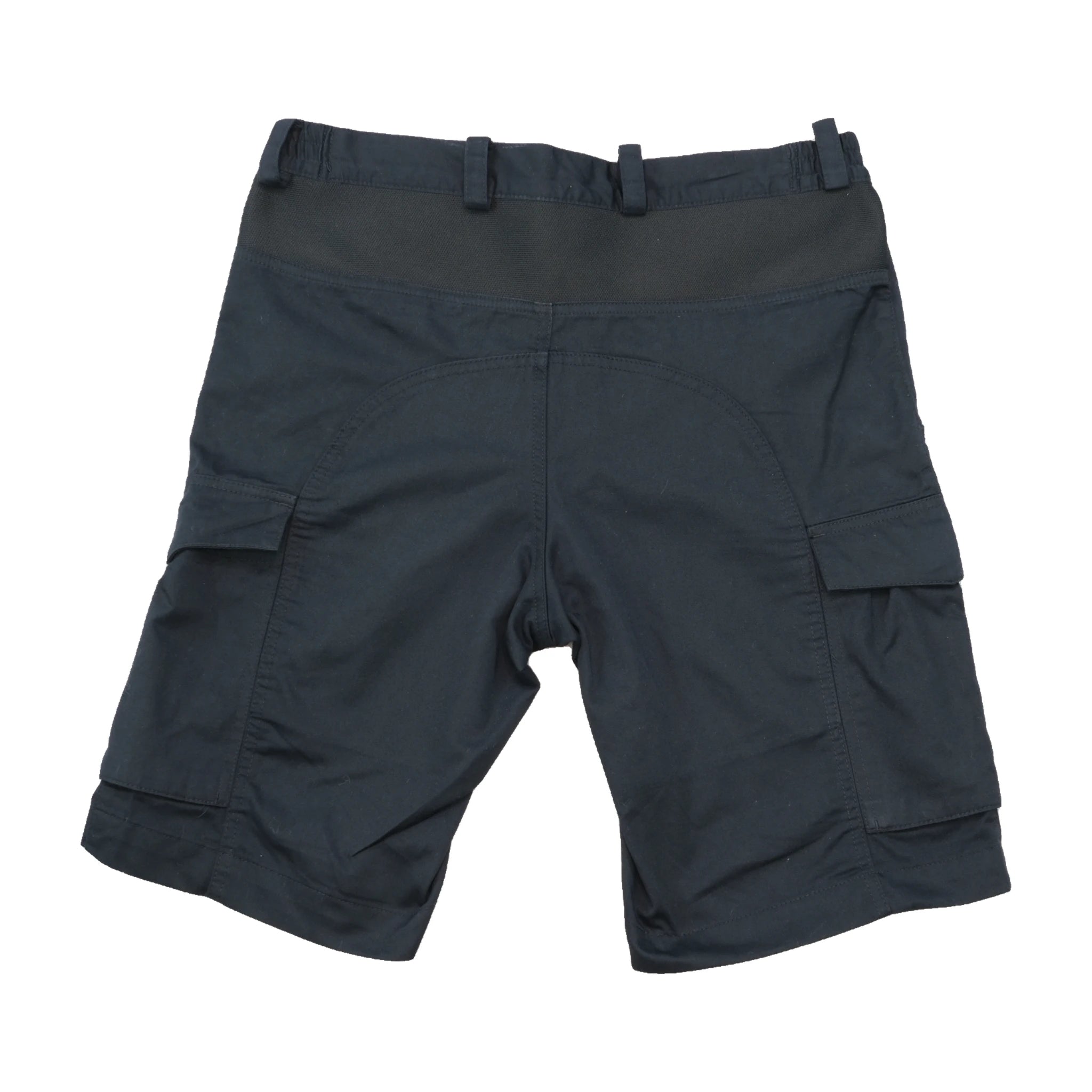 DHL Black Utility Cargo Shorts
