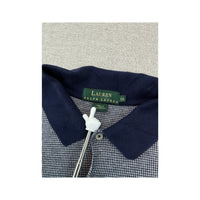 Polo Lauren Ralph Lauren vintage em algodão com Micro xadrez