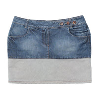 Calvin Klein Jeans Two Tone Denim Mini Skirt