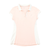 Calvin Klein Pink and White Cotton Stretch Polo Shirt