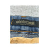 Roberto Cavalli Faded Blue Denim Straight Leg Jeans