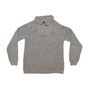 Camisola Eddie Bauer em Mistura de algodão com gola Polo e Meio Fecho