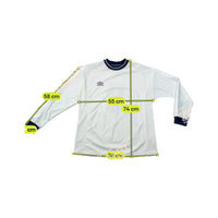 Umbro Vintage Long Sleeve Football Shirt Number 8