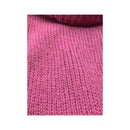 Miss Sixty Fuzzy Pink Mohair Turtleneck Sleeveless Sweater