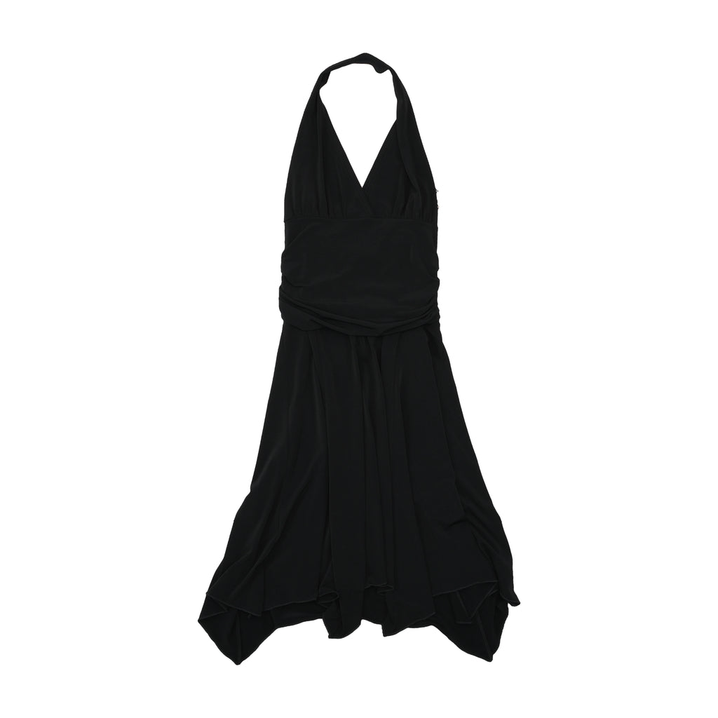 Clockhouse Ruched Halter Midi Dress