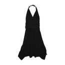 Clockhouse Ruched Halter Midi Dress