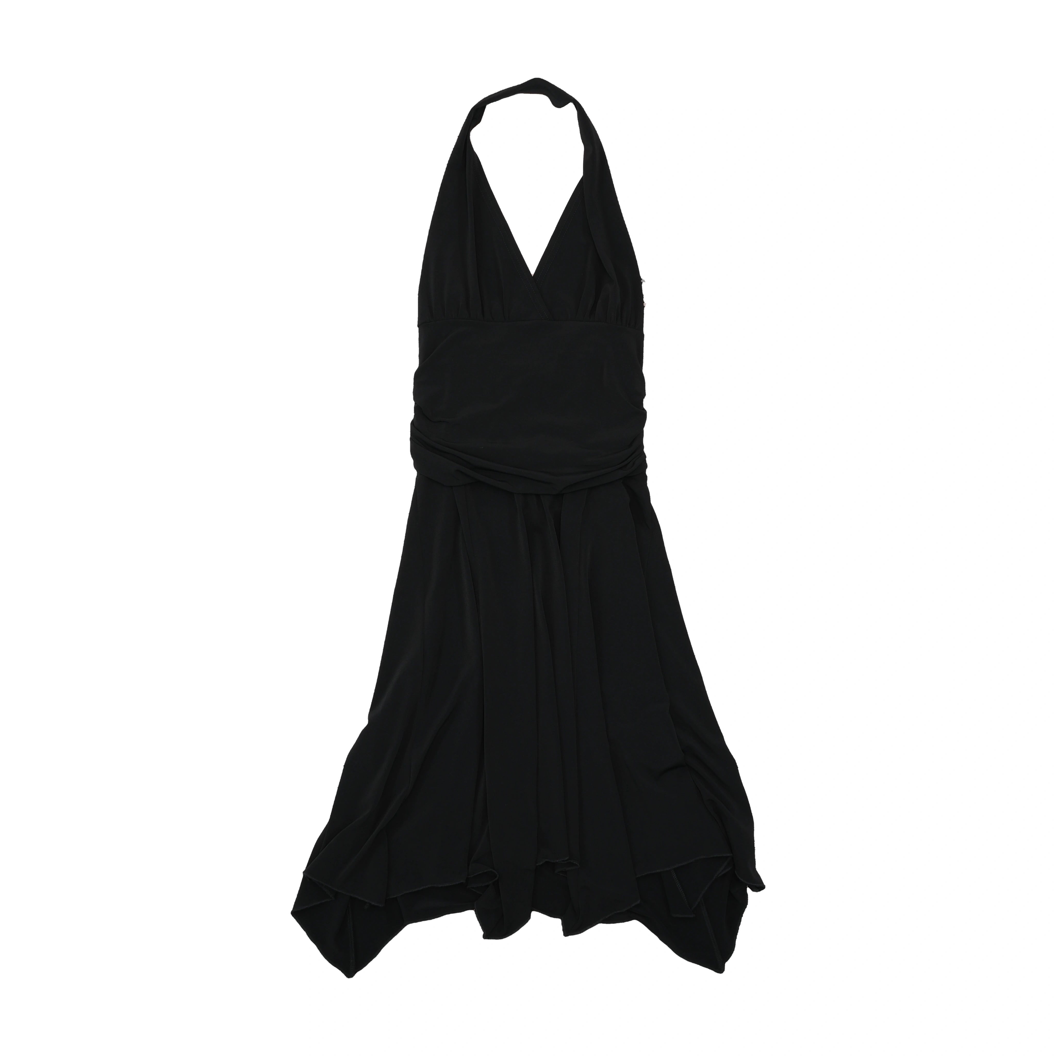 Clockhouse Ruched Halter Midi Dress