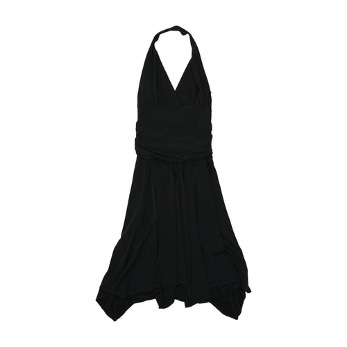 Clockhouse Ruched Halter Midi Dress