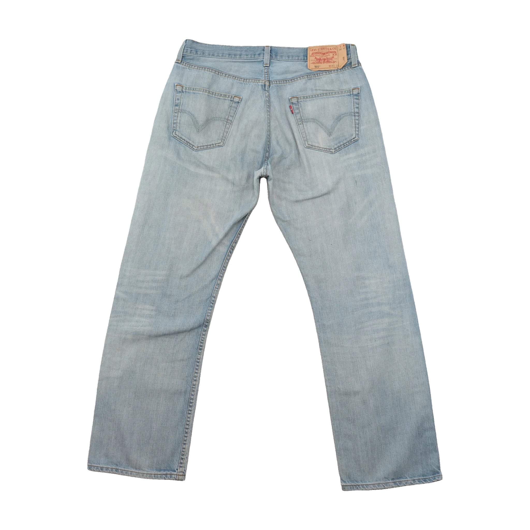 Calças de ganga Levi’s 501 em ganga de Lavagem Clara