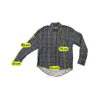 Camisa Bakker & Co. Vintage em algodão em xadrez