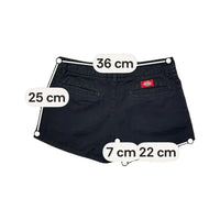 Dickies Black Workwear Mini Shorts