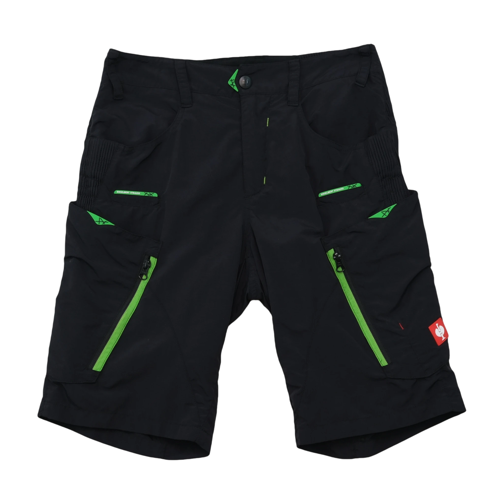 Engelbert Strauss Black Technical Utility Work Shorts
