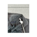 Kolby Gray Cotton Corduroy Button Up Shirt