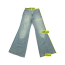 Kocca Vintage Wide Leg Denim Jeans