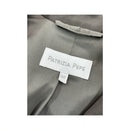 Patrizia Pepe Tailored Gray Notch-Lapel Blazer Jacket