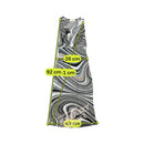 SNOB Abstract Swirl Print Sleeveless Midi Dress
