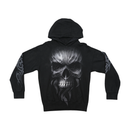 Sweatshirt com capuz Polar Spiral Direct em algodão com estampado de Caveira