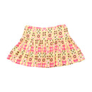Blind Date Retro Floral Pleated Mini Skirt