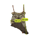 KluXG Asymmetrical Mesh Overlay Tank Top