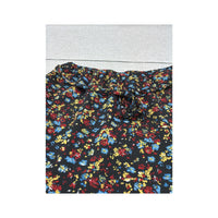 Saia Blue Motion floral com Nó nas Costas