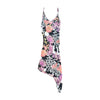 Einstein Floral Print Satin Slip Dress