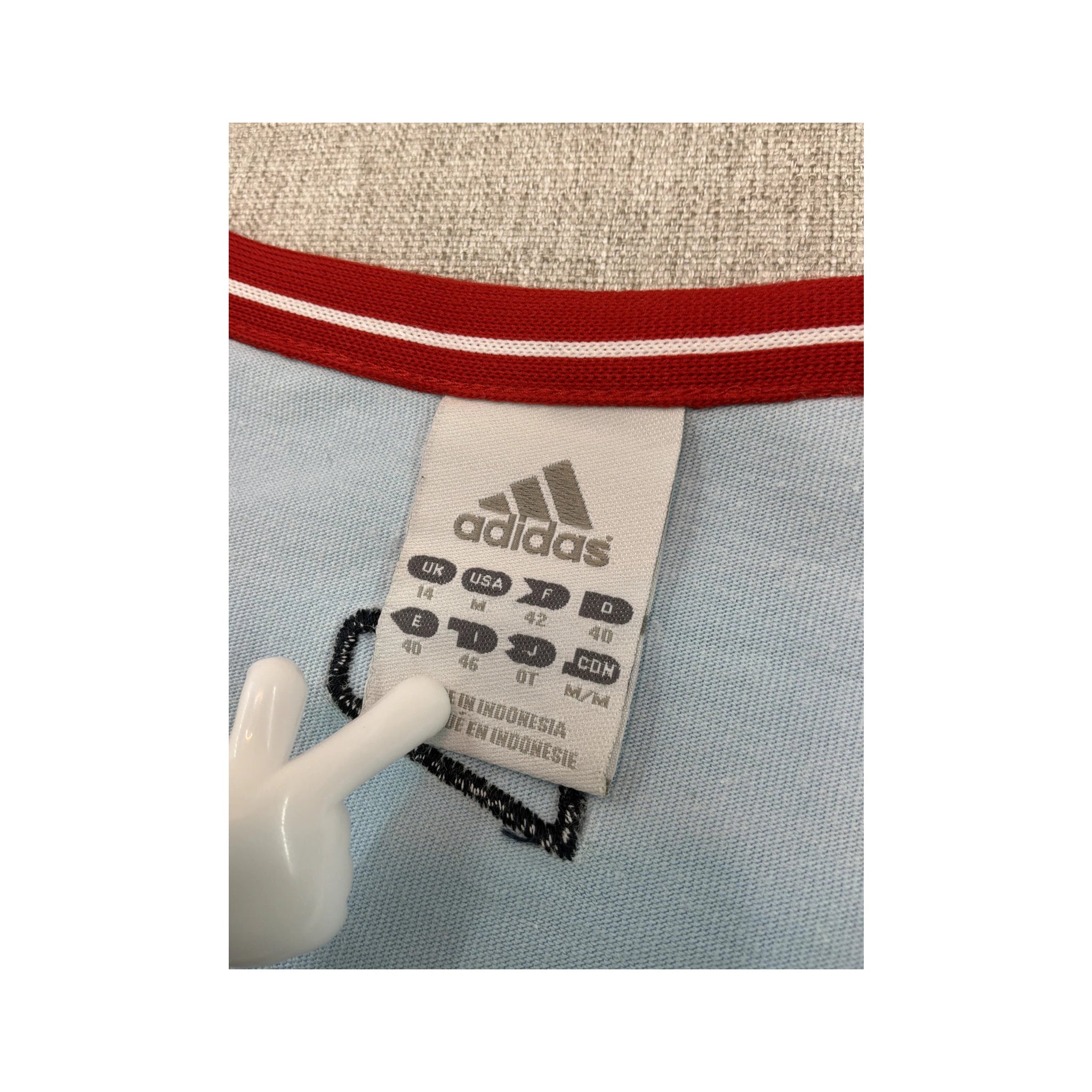adidas Y2K Logo V-Neck Athletic Sweater