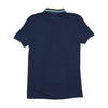 Lacoste Slim Fit Navy Striped Collar Cotton Polo Shirt