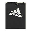 Adidas Black Logo Graphic Crewneck T-Shirt