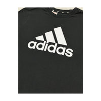Adidas Black Logo Graphic Crewneck T-Shirt