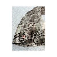 Cristinaeffe Embellished Snake Print Silk Blouse