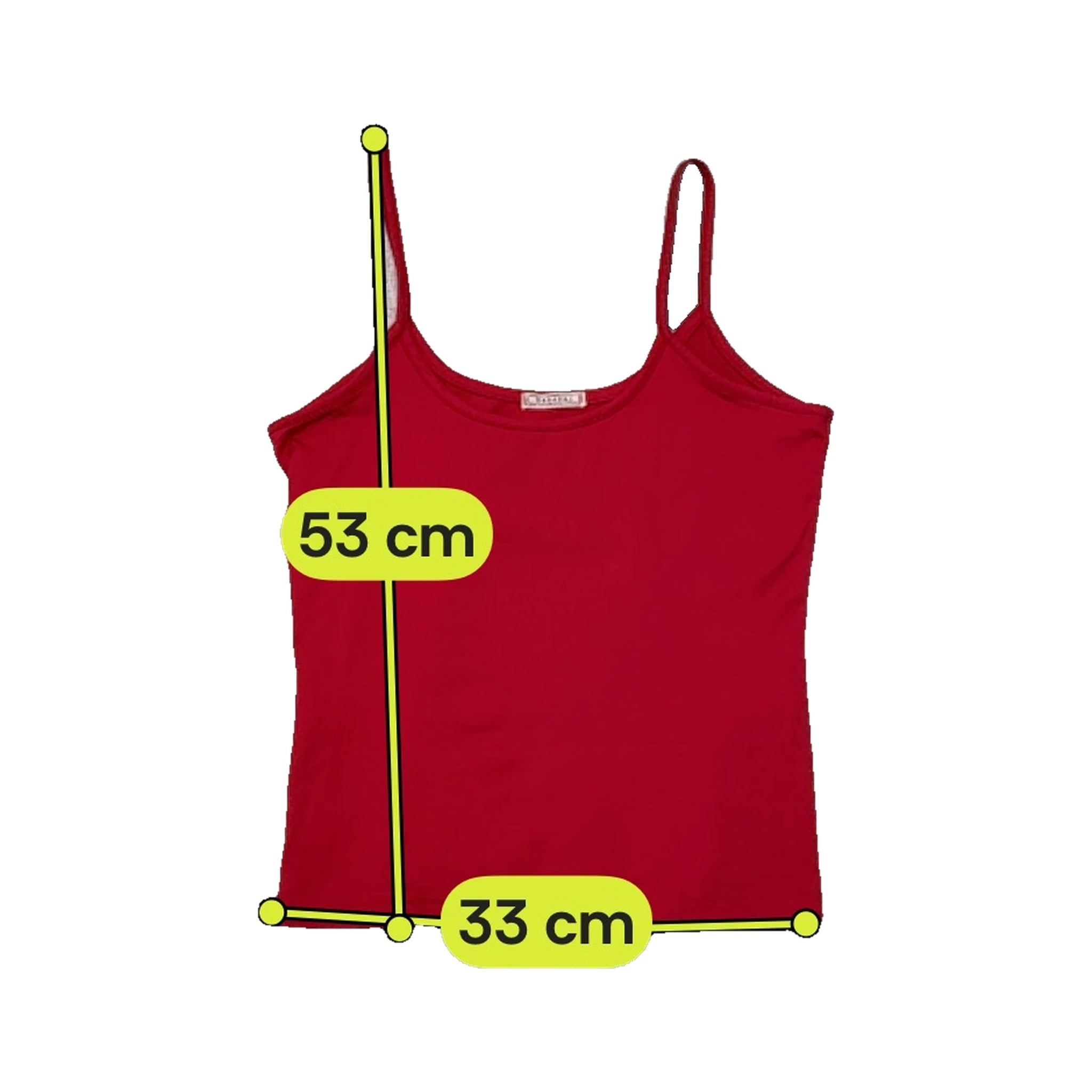 Habana Red Stretch Tank Top