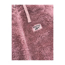 Casaco Polar com capuz Reebok Malva em Sherpa com Fecho Total