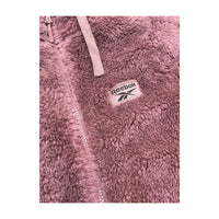 Casaco Polar com capuz Reebok Malva em Sherpa com Fecho Total
