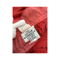 Vintage Phard Red Cotton Short Overalls