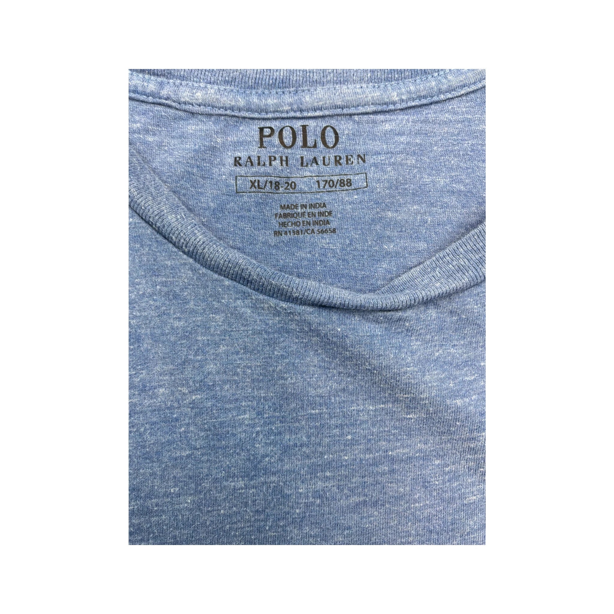 Polo Ralph Lauren Heathered Cotton Crewneck Shirt