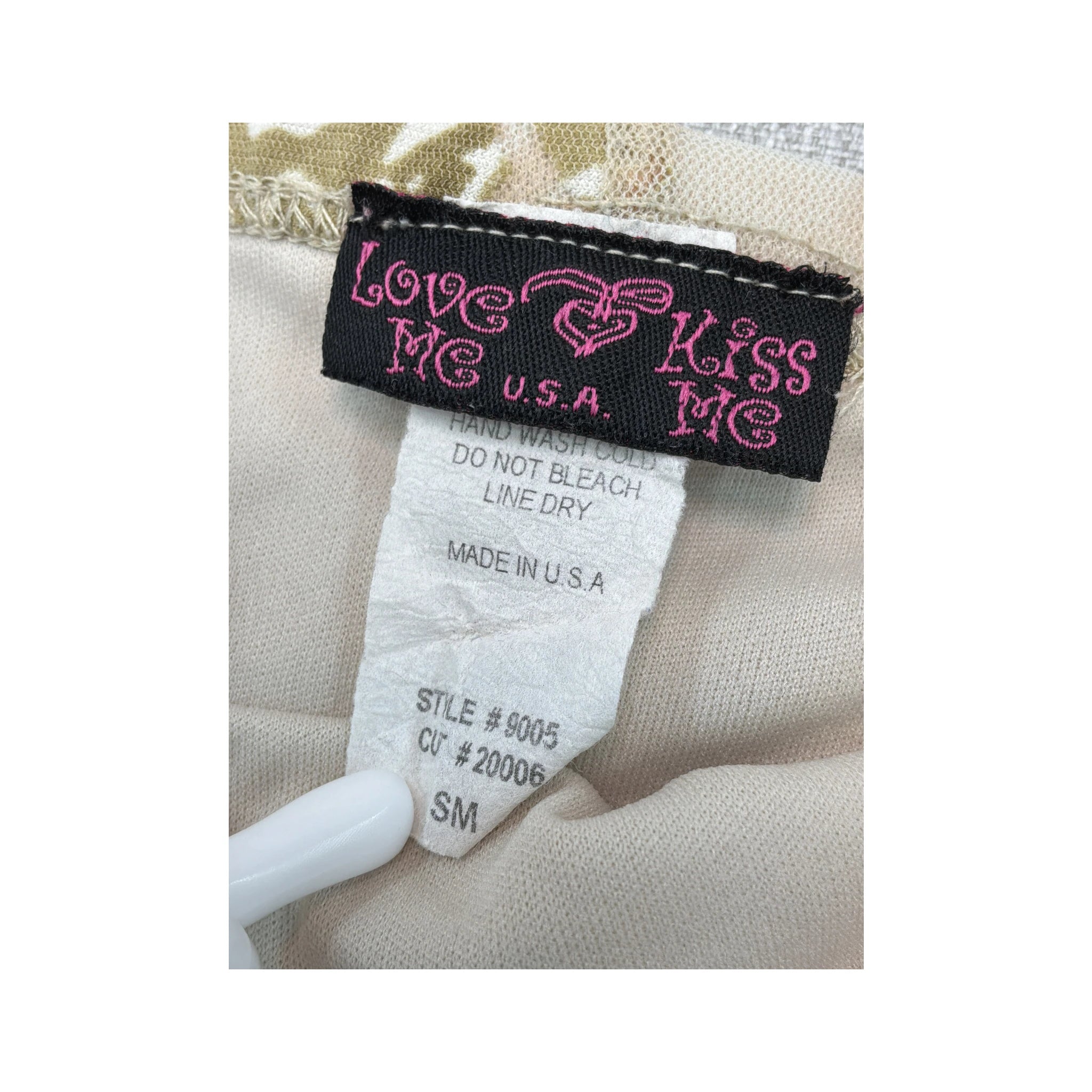Love Mark U.S.A. Sheer Floral Mesh Skirt
