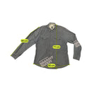 Volcom Gray Cotton Corduroy Snap Front Shirt