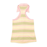 Miss Sixty Striped Collared Halter Tank Top (Repriced)