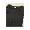 Blumarine Ruffle Collar Knit Cardigan