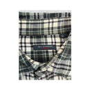 Camisa Sea Barrier Basic em algodão verde em xadrez