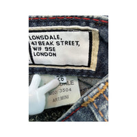 Lonsdale Distressed Denim Mini Skirt