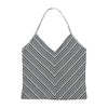 Vintage Chevron Striped Knit Halter Top