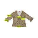 Blusa Outfit com Folhos à Frente e estampado Paisley
