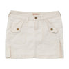 GUESS Y2K White Utility Mini Skirt