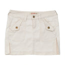 GUESS Y2K White Utility Mini Skirt