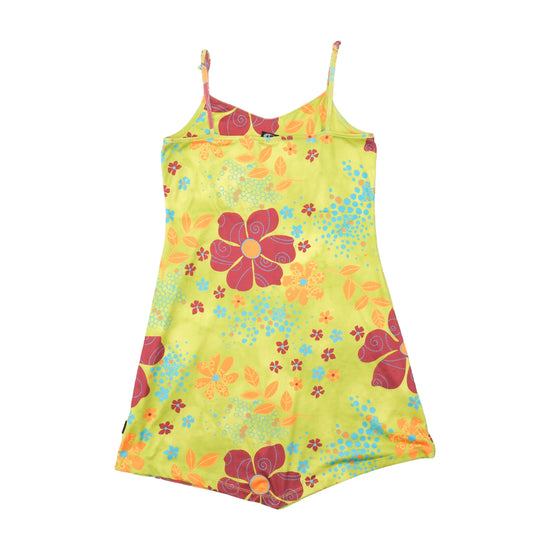 Gato Negro Floral Print Spaghetti Strap Dress