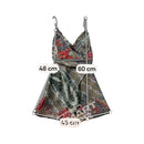 Paisley Spaghetti Strap Mini Dress