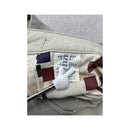 Marithé + François Girbaud Beige Embroidered Flap Pocket Five-Pocket Jeans